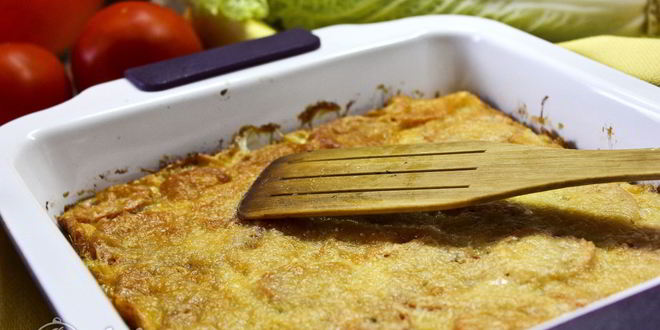 Рецепт запеканки из кабачков, помидоров и сыра