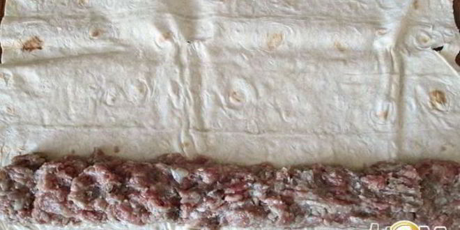 Рецепт запеканки из лаваша с фаршем и грибами