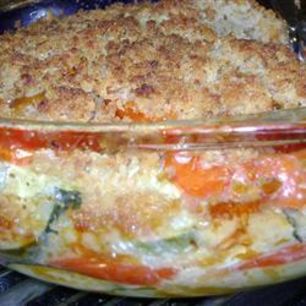 Рецепт Запеканки из помидоров и кабачков с сыром