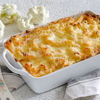 Рецепт Запеканки из цветной капусты и пасты под сырной корочкой