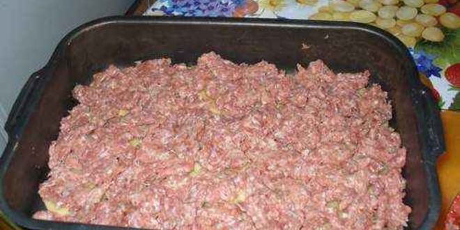 Рецепт запеканки картофельной с мясом