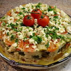 Рецепт Запеканки с овощами и рыбой