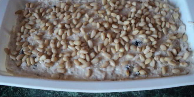 Рецепт запеканки с тунцом и кедровыми орехами