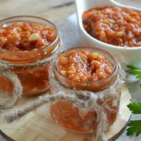 Рецепт Аджики из кабачков с томатной пастой