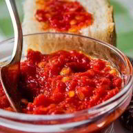 Рецепт Аджики из помидоров и чеснока, без перца