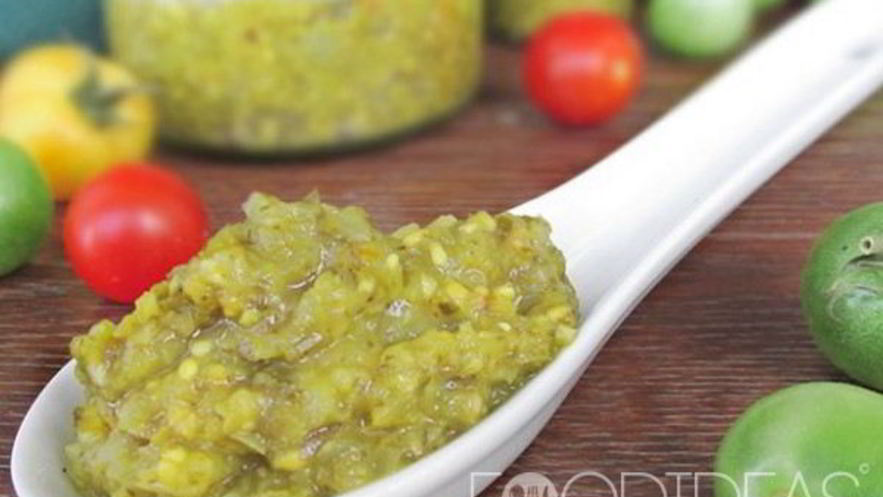 Рецепт аджики из зеленых помидоров