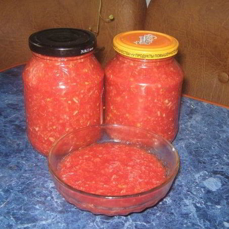 Рецепт Аджики с хреном и чесноком на зиму