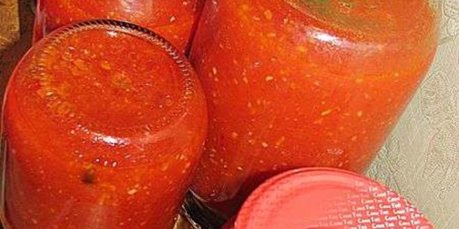 Рецепт аджики с помидорами