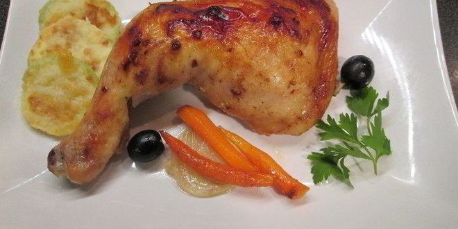 Рецепт курочки-гриля под маринадом из аджики