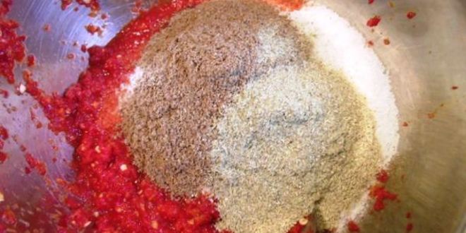 Рецепт сухой аджики