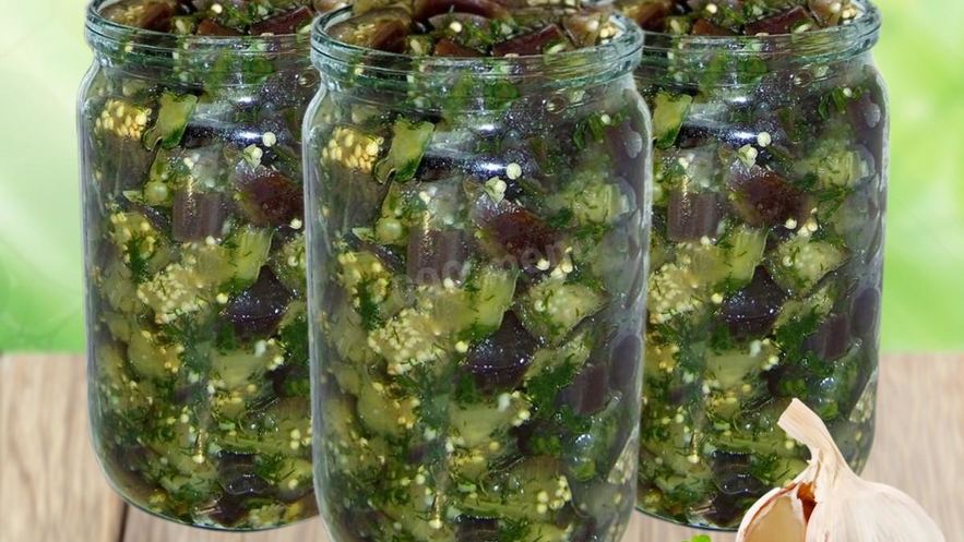 Рецепт баклажанов без стерилизации