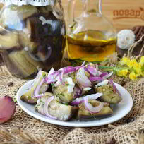 Рецепт Баклажанов под грибы на зиму