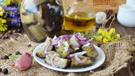 Рецепт Баклажанов под грибы на зиму