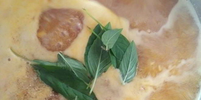 Рецепт джема из абрикосов, персиков и базилика