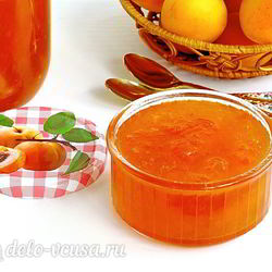 Рецепт Джема из абрикосов в яблочном соке