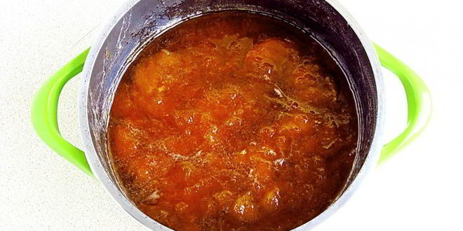 Рецепт джема из абрикосов в яблочном соке