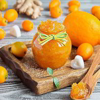 Рецепт Имбирного джема с лимоном и кумкватами