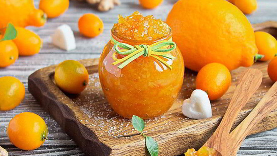 Рецепт имбирного джема с лимоном и кумкватами