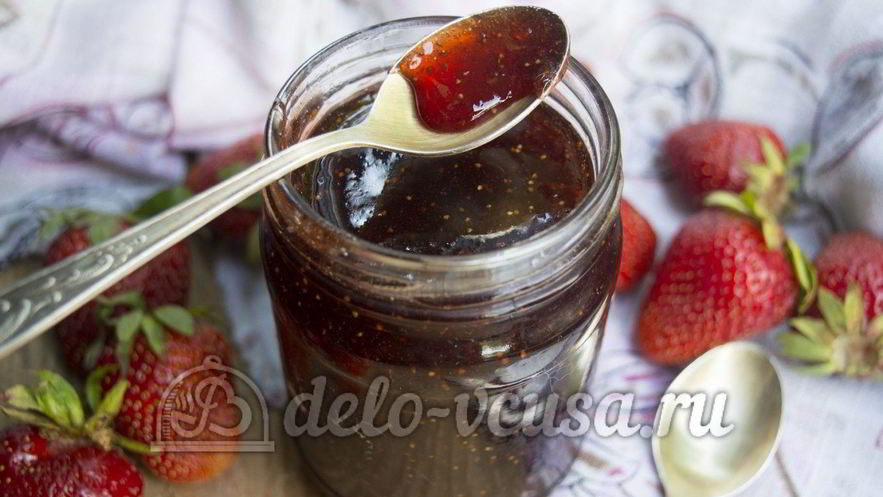 Рецепт клубничного джема с апельсином