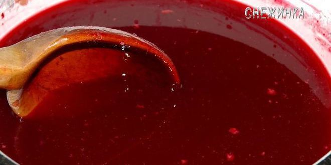 Рецепт малинового джема без косточек