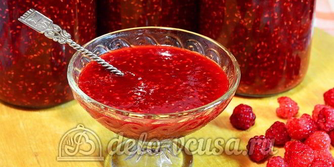 Рецепт малинового джема на зиму