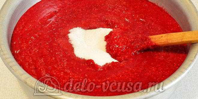 Рецепт малинового джема на зиму