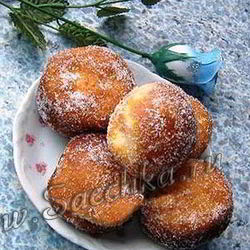 Рецепт Пончиков с джемом Berliner