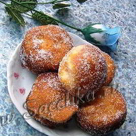 Рецепт Пончиков с джемом Berliner