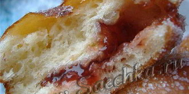 Рецепт пончиков с джемом berliner