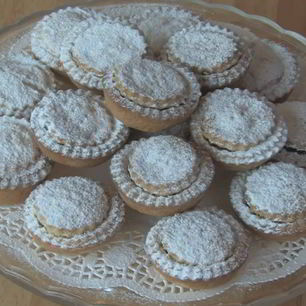 Рецепт Рождественских корзиночек с джемом