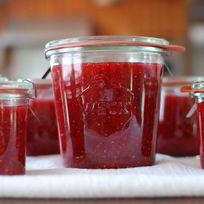 Рецепт Сырого клубнично-малиновый джем
