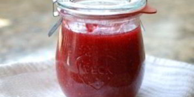 Рецепт сырого клубнично-малиновый джем