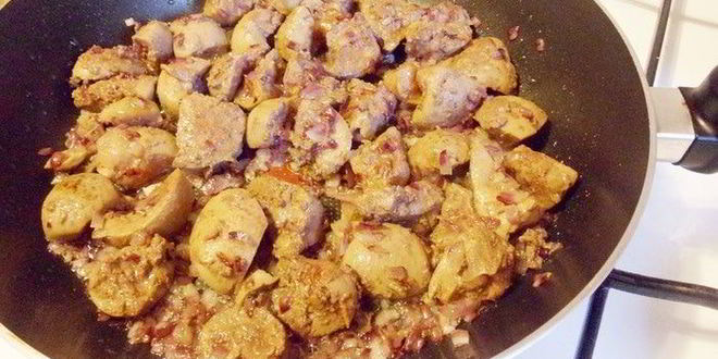 Рецепт телячьих почек в соусе из горчицы и джема