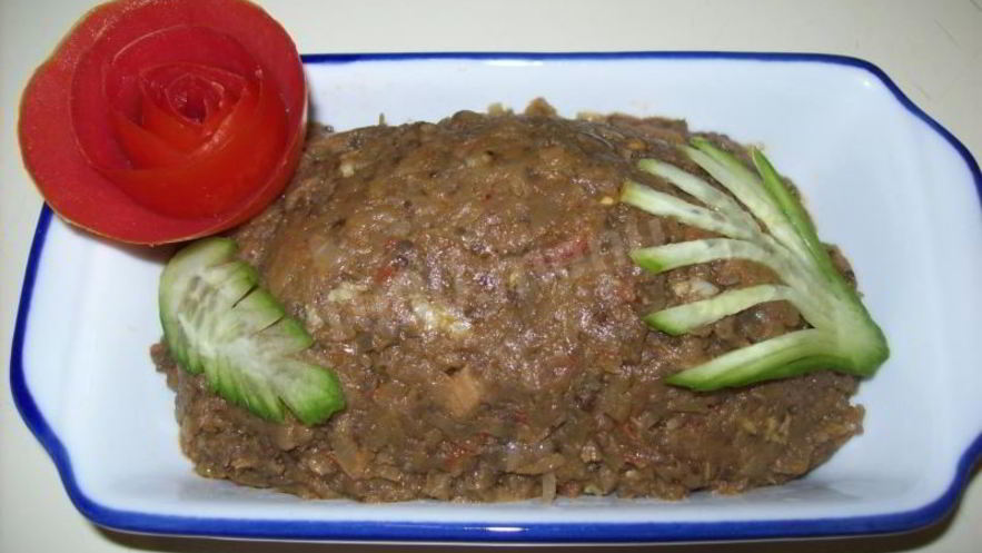 Рецепт икры из запеченых баклажанов на зиму