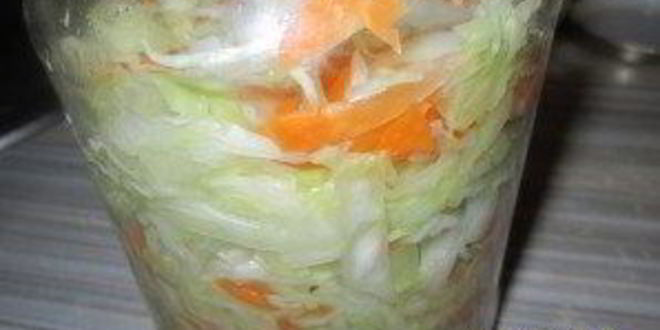 Рецепт капусты хрустящей на зиму