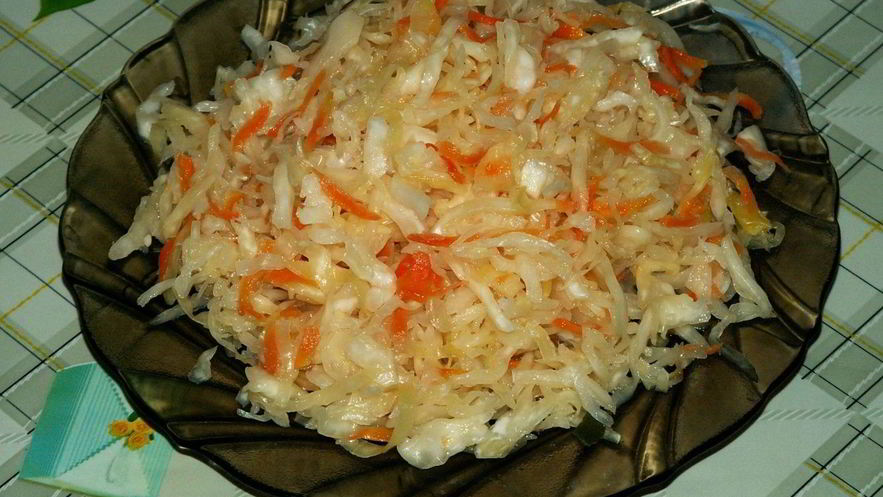 Рецепт капусты с медом на зиму