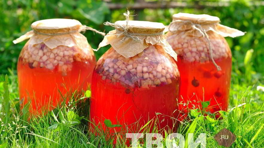 Рецепт компота ассорти