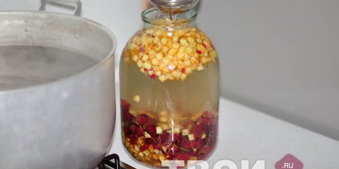 Рецепт компота ассорти
