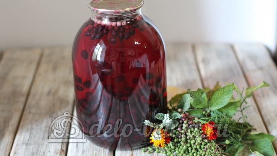 Рецепт компота из черной смородины