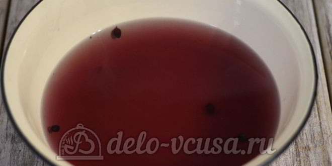 Рецепт компота из черной смородины