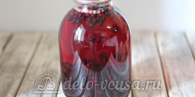 Рецепт компота из черной смородины