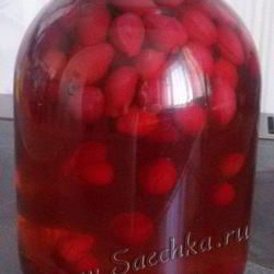 Рецепт Компота из кизила