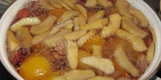 Рецепт компота из свежих ягод и фруктов