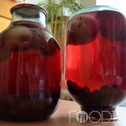 Рецепт Компота из винограда с яблоками