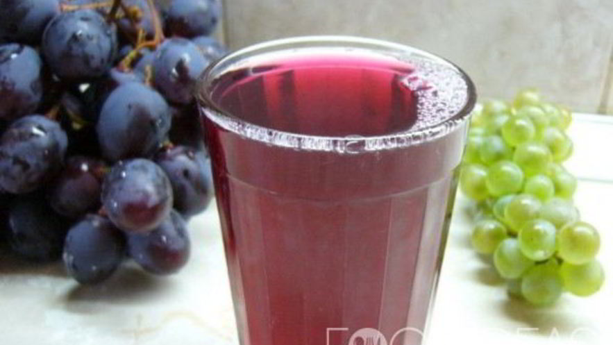 Рецепт компота из винограда