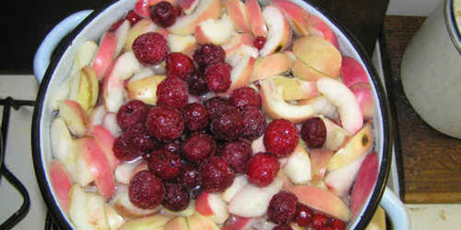 Рецепт компота яблочного