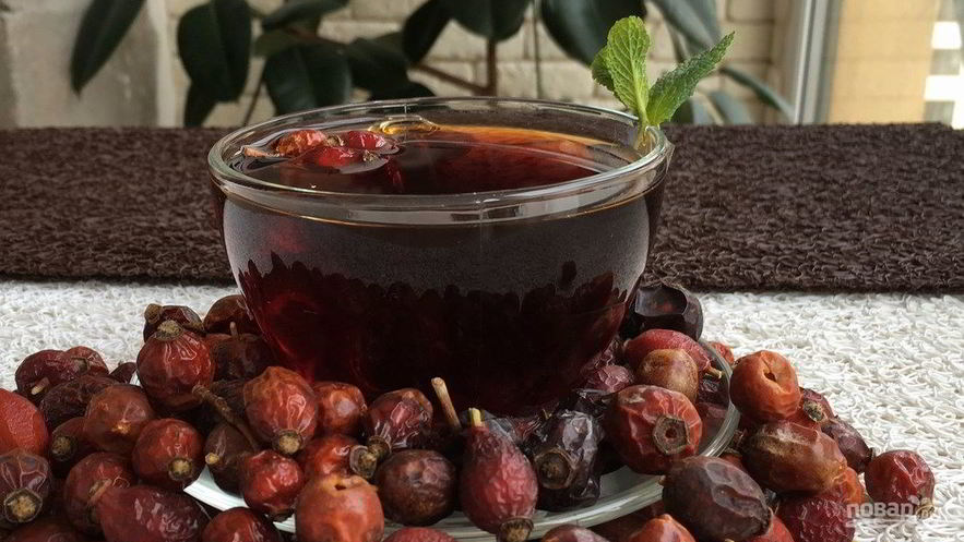 Рецепт очень вкусного компота из шиповника в мультиварке