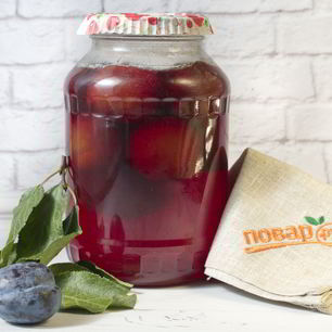 Рецепт Сливового компота