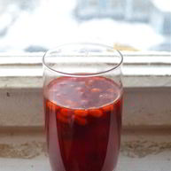 Рецепт Зимнего компота из вишни и облепихи