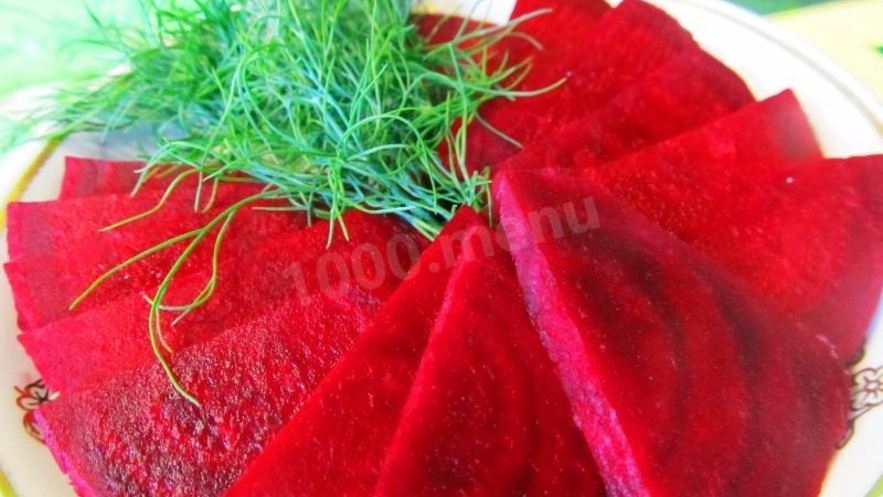 Рецепт квашеной свеклы